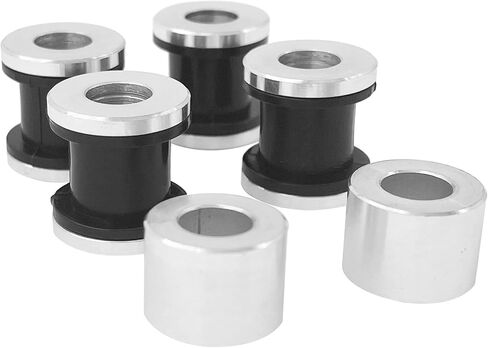 مجموعة أغطية أجهزة الإرساء ذات 4 نقاط من Sissy Bar Rack باللون الأسود اللامع تناسب Harley Touring Street Glide، Electra Glide، Road King، Road Glide، CVO 2009-2021 in Kuwait