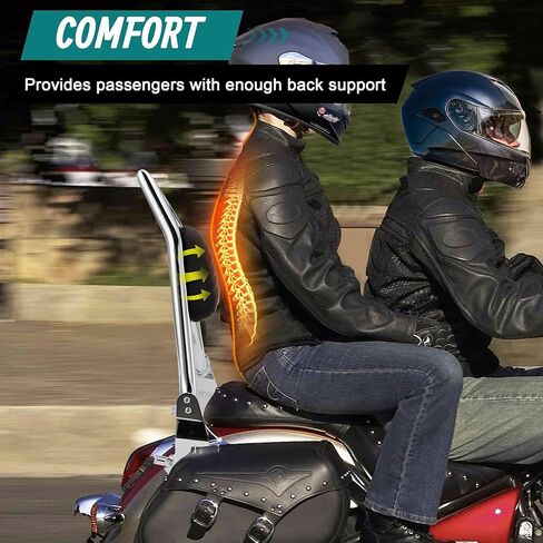 مسند ظهر MoKitDora Softail Sissy Bar مقاس 26 بوصة قابل للفصل لـ Harley 2018-UP Fat Boy FLFB FLFBS Breakout FXBR FXBRS، أسود in Kuwait