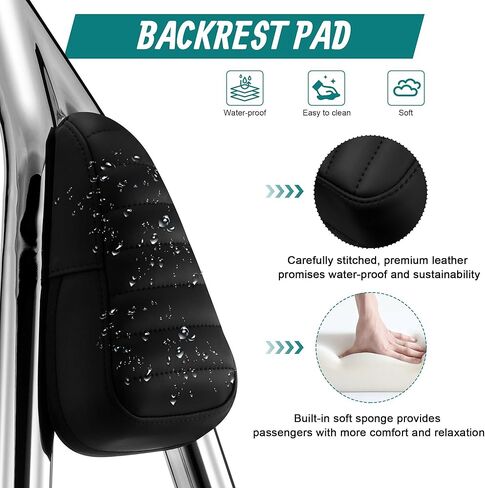 مسند ظهر MoKitDora Softail Sissy Bar مقاس 26 بوصة قابل للفصل لـ Harley 2018-UP Fat Boy FLFB FLFBS Breakout FXBR FXBRS، أسود in Kuwait