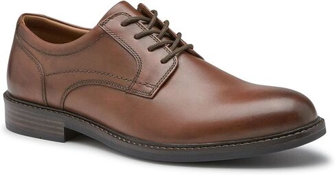 Johnston & Murphy Mason Plain Toe Men’s Shoe – Business Casual Leather Mens Dress Shoes, Comfortable Shoes for Men in Saudi Arabia