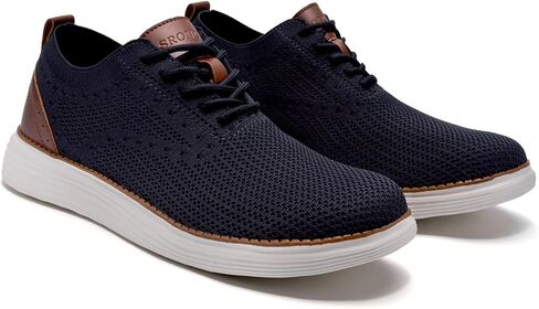 Men's Casual Dress Oxfords Shoes Mesh Lightweight Breathable Fashion Sneakers Business Walking Shoes in Saudi Arabia