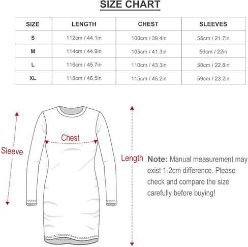 Nightgowns for Women's Long Sleeve Night Shirt Soft Sleepwear Cartoon Cat Print Night Dress in Saudi Arabia