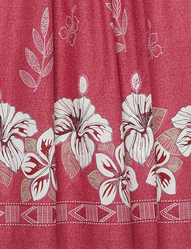 AmeriMark Womens Patio Dress Lounger Floral Print Border Short Sleeve & Pockets in Kuwait