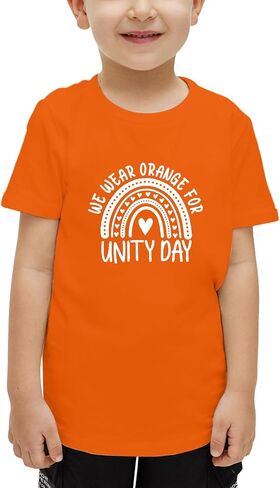 Anti Bullying Shirt is 2t 3t 4t 5t 6t Kids Boys Girls Unity Day Tshirts Be Kind Tee Tops in Saudi Arabia