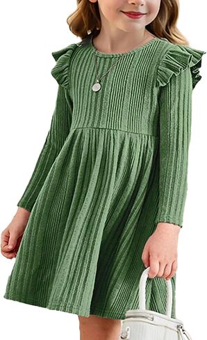 HNXDYY Princess Girl Party Tulle Dress Long Sleeve Vintage Autumnl Winter Clothes in Kuwait