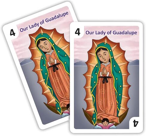 مجموعة بطاقات مطابقة الأسماك المصغرة من Needzo Catholic Saints Miniature Go Fish، أدوات ومستلزمات تعليمية لكنيسة الأحد، هدايا تعبدية ممتعة للكاثوليك، 54 بطاقة in Saudi Arabia