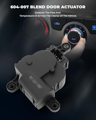 604-007 HVAC Blend Door Actuator A/C Set of 1 Air Door Actuator for 1998-2004 Replace 4734772AB,4734772AC,4734772AD in Kuwait