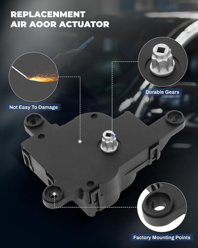 604-007 HVAC Blend Door Actuator A/C Set of 1 Air Door Actuator for 1998-2004 Replace 4734772AB,4734772AC,4734772AD in Kuwait