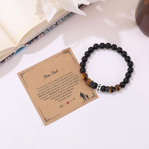 Cross Bracelet for Men Dad Father Husband Son Brother Grandson Father's Day Birthday Graduation Christian Faith Religious Bracelets First Communion Confirmation Gifts in Kuwait