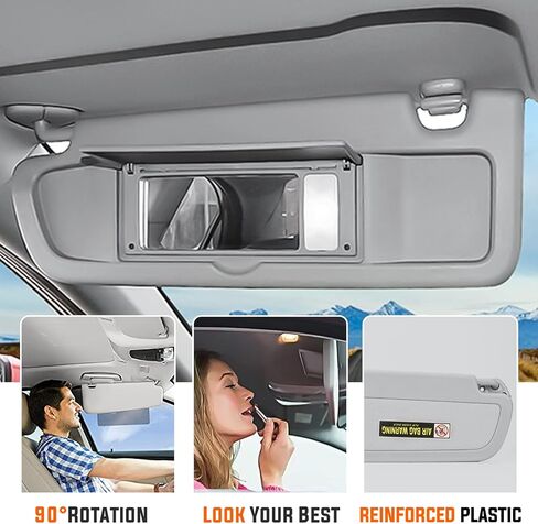 Youxmoto Left Driver Side Car Sun Visor for Honda Civic 2006 2007 2008 2009 2010 2011 EX LX Sedan SI Coupe, Grey Visor Replaces # ‎83280-SNA-A01ZA in Saudi Arabia
