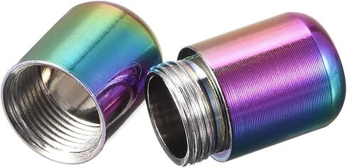 uxcell Shoelace Locks Buckle, 8 x 18mm Aluminum Elastic No Tie Shoe lace Turnbuckle, Glossy Rainbow 12 Pcs in Saudi Arabia