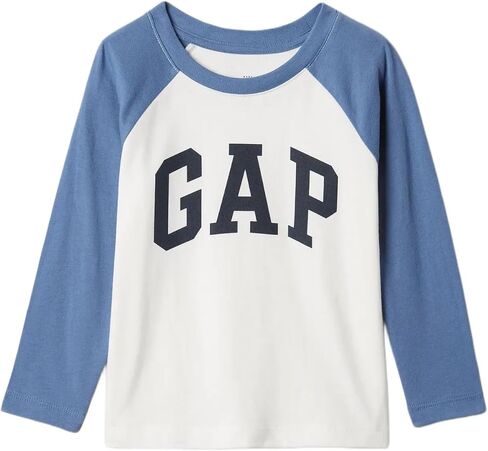 GAP Boys' Long Sleeve Logo Raglan Tee in Saudi Arabia