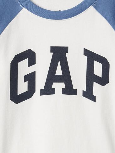 GAP Boys' Long Sleeve Logo Raglan Tee in Saudi Arabia