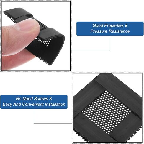 MECCANIXITY 5 قطع من فلتر الغبار PC، 140 مم × 140 مم PVC حافظة كمبيوتر تبريد غطاء شبكي مقاوم للغبار شوايات مروحة لمكبر صوت هيكل الكمبيوتر، أبيض in Saudi Arabia