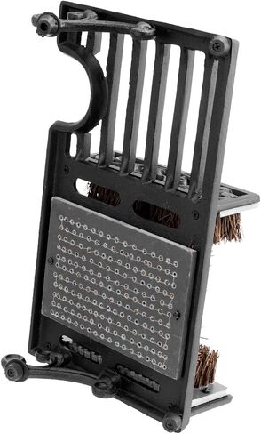 MyGift Heavy Duty Shoe Scraper and Boot Brush, Vintage Cast Iron Shoe Dirt Scrubber Cleaner/Outdoor Boot Mud Brush in Saudi Arabia
