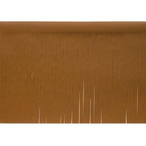 Trims by the Yard 6" Matte Finish Vegan Leather Fringe Trim, Light Brown (5 Yard Cut)