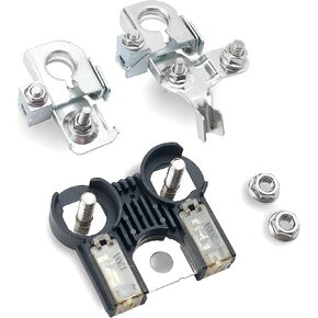 AE5Z-14526-BA Battery Fuse Terminal BT4Z-14450-AA BT4Z-14450-BA Positive & Negative Battery Terminal Clamp Fit for Ford Edge,Fusion,for Lincoln MKX,MKZ,for Mercury Milan 2010-2015,Replace AE5Z14526BA