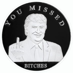 You Missed Coin You Missed Trump 2024 Coins Donald Trump Medal Collection President Gift Lucky Collectible Coins