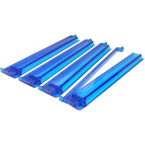 American Mahjong All-in-One Tile Rack & Pusher Arm - Set of 4 - Sapphire Blue