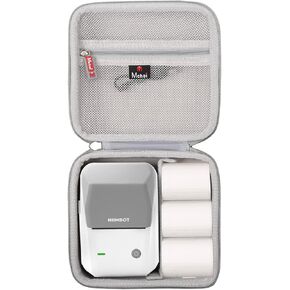 Mchoi Hard Case Suitable for NIIMBOT B1/B21 Label Maker, Waterproof Shockproof Bluetooth Portable Label Printer Protective Case, Case Only