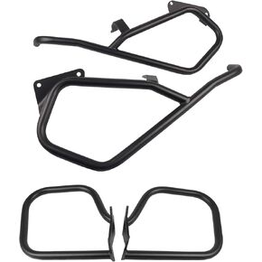 1 Pair Front and Rear Engine Guard Motorcycle Highway Crash Bar Replacement for BMW K1600GT K1600GTL 2011-2022 Saddlebag Guard(BLACK)