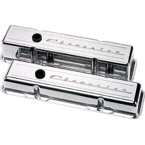 Billet Specialties Valve Covers Small Block Tall Chevrolet Polished