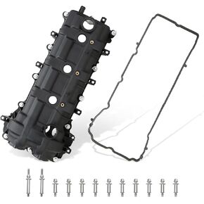 MITZONE Valve Cover Left Side compatible with 2011-2020 Dodge Chrysler Jeep RAM 3.2L 3.6L V6 Vehicles - Grand Cherokee Wrangler Journey Grand Caravan Town Country 1500 Replaces 5184069AN