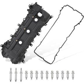 MITZONE Valve Cover Left Side compatible with 2011-2020 Dodge Chrysler Jeep RAM 3.2L 3.6L V6 Vehicles - Grand Cherokee Wrangler Journey Grand Caravan Town Country 1500 Replaces 5184069AN