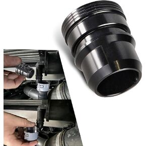 Pack-1 Car 1.33" x 1.61" x 0.86" Bleed Valve Plug, Alloy Durable Rustproof Fuel System Replacement, Bleed Valve Module Plug, Compatible with Ford 2013-2021 F150 Ecoboost 3.5l 2.7l VTA (Black)