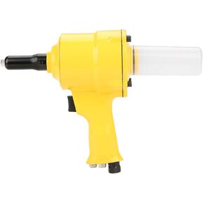 Fafeicy Pneumatic Tool, Pneumatic Riveter Air Riveter - 3/32", 1/8", 5/32", 3/16" and 1/4" Capacity, Pneumatic Rivet Gun Used in Decoration, Automotive, Container