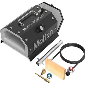 MMasters Three Burner Propane Forge for Home and Professional, Ideal for Forging Damascus Steel Knives, Blacksmithing Tools, Durable Gas Forge with Efficient Heating and Performance