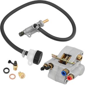 M MATI Rear Brake Caliper & Master Cylinder for Polaris Sportsman 500 400 335 Diesel 455 Worker 335 500 1998-2002 1910301 1930818 1910553 1910441 1910366 1930819