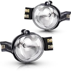 Fog Lights Set Compatible with Dodge Ram 1500 2002-2008/Dodge Ram 2500 3500 2003-2009 Driver & Passenger Side CH2592121 CH2593121