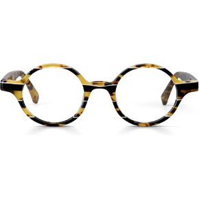 eyebobs - Wisecracker | Premium Reading Glasses for Men and Women | Round Frame for Average Faces | Available in 0.0x - 4.0x