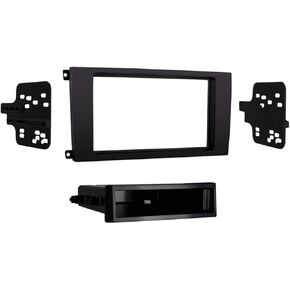 Metra 99-9604B Single/Double Din Dash Kit for Select 2003-2010 Porsche Cayenne Vehicles, Matte Black
