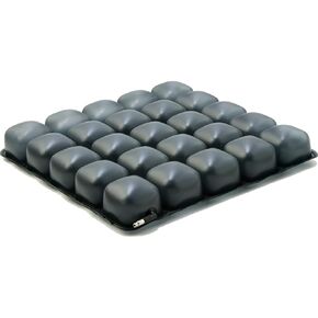 ROHO MOSAIC Cushion, Heavy Duty, Inflatable Seat Cushion for Office Chair, Wheelchair, Cars, Home Living, & Back Pain Support, Adjustable Cushion with Stretchable Cover & Non-Skid Bottom, 18" x 18"