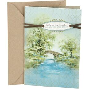 Hallmark Sympathy Card (Gold Foil Agate)
