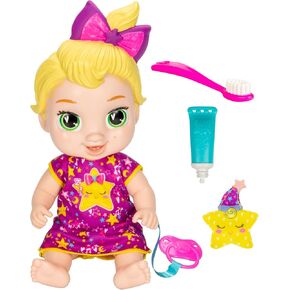 Baby Alive Lil Dreamer LaLa GooGoo Sleepy Baby Doll Set, Blonde Hair, Fun Sleepover Theme, Preschool Toys for Girls & Boys 3 Years & Up