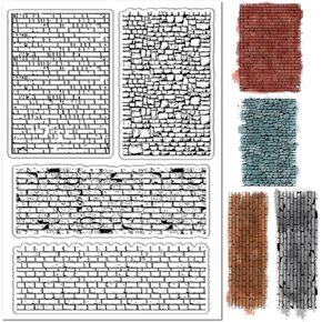 CRASPIRE Color Palette Paint Clear Rubber Stamps Chart Color Switches Artist Vintage Reusable Transparent Silicone Stamp Seals for DIY Scrapbooking Journaling Card Making Decor Photo Album Decorative