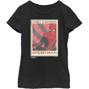 Marvel Girls Way Home Friendly Spider-Man Poster Tee
