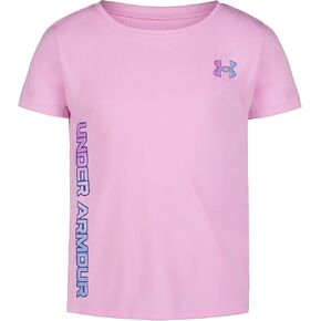 Under Armour Girls' Short Sleeve Shirt, Crewneck, Lightweight and Breathable
