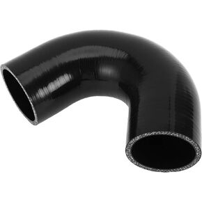 X AUTOHAUX 1 Pcs 54mm/2.13" ID 90mm/3.54" Length 135 Degrees Black Car Silicone Hose Coolant Hose Universal