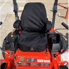 Durafit Seat Covers, Custom Fit Kubota Seat Cover for KUBOTA Zero Turn Mowers Z700 Series, Z781i and Kioti ZXC SE Series in Black Waterproof Endura Fabric
