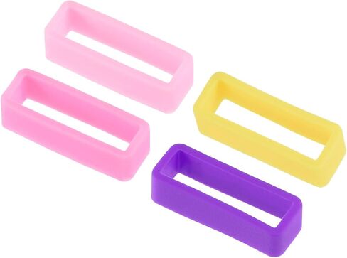uxcell Watch Band Strap Loops, Width Rubber Fastener Ring Silicone Watch Retainer for Watch Band in Saudi Arabia