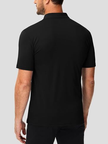 3 Pack Polo Shirts for Men Golf Performance Moisture Wicking Breathable Athletic Polyester Work Sport Polos in Kuwait