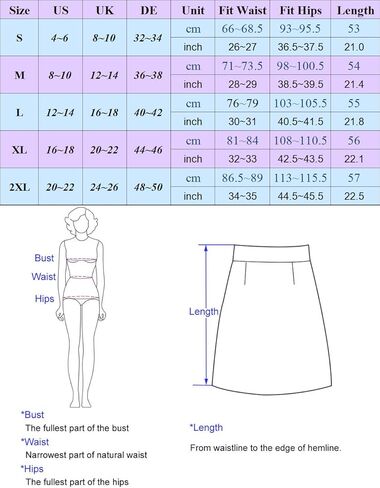 Kate Kasin Women's Knee Length Pencil Skirts High Waisted Slim Fit Business Casual Skirt in Kuwait