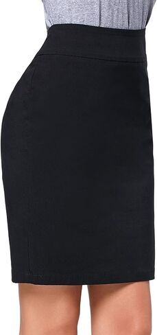 Kate Kasin Women's Knee Length Pencil Skirts High Waisted Slim Fit Business Casual Skirt in Kuwait