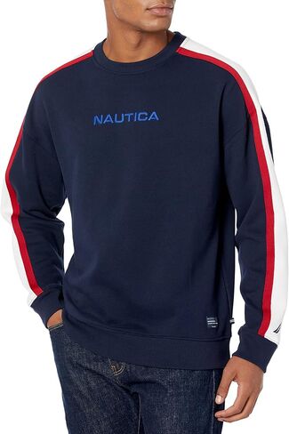 سويت شيرت رجالي من Nautica مصنوع بشكل مستدام بألوان متعددة in Saudi Arabia