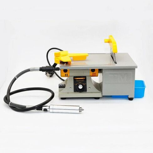 High Speed Benchtop Buffer Polisher Jewelry Rock polishing Buffer Machine Bench Lathe Rock Polisher table grinder 110V Hobby Jade carving Tumbler Kit in Kuwait
