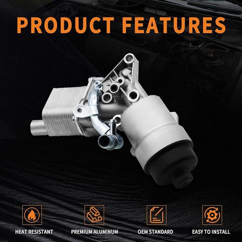 غطاء فلتر مبرد زيت المحرك 55566784 متوافق مع Chevy Cruze 2011-2015، Cruze Limited 2016، Sonic 2012-2020، Trax 2015-2020، لـ Buick Encore 2013-2020 in Kuwait